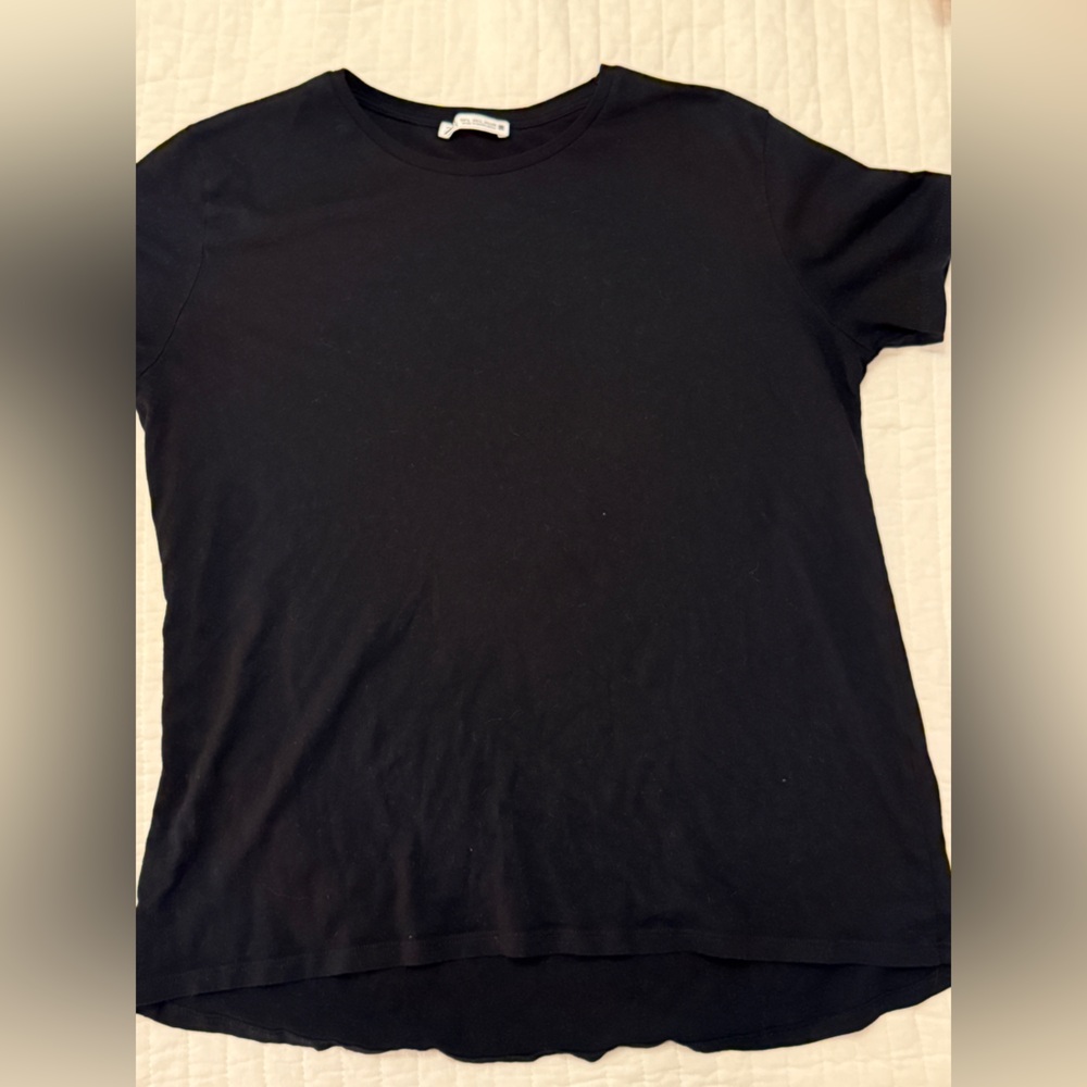 Zara Midnight Black Tee
